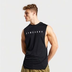 NWT Gymshark Recharge Tank Black - Large